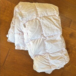 Scandia Down Soft Pink Quilted Down Crib Comforter